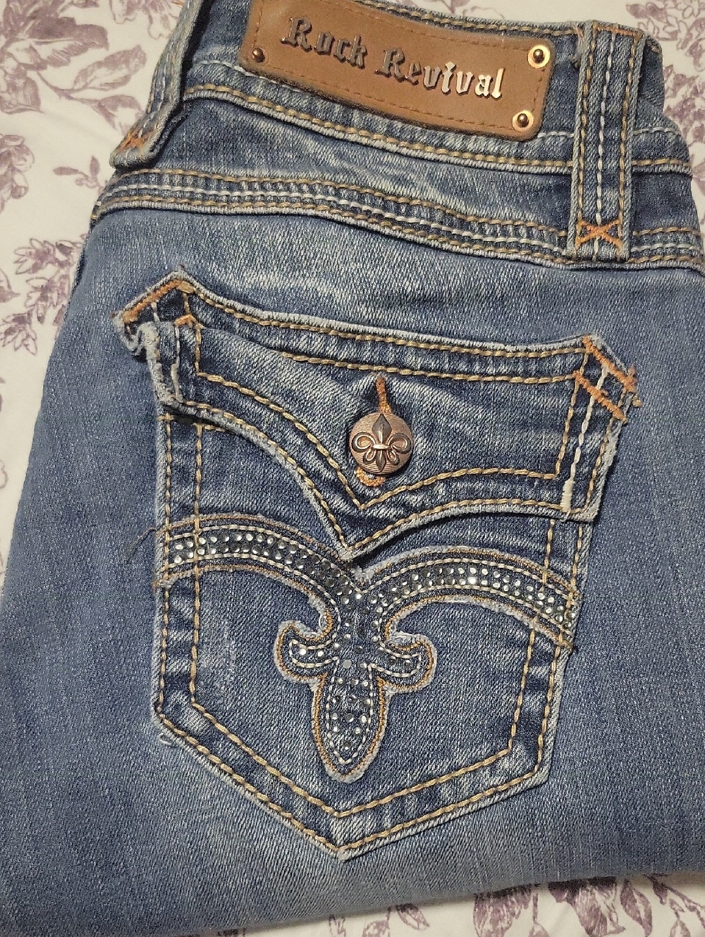 Rock Revival Light Blue Straight Leg